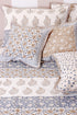 Mulmul Cotton Quilt in Floral Block Print